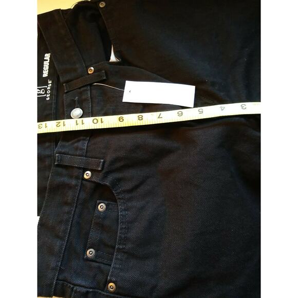 NWT George Men's Regular Fit Jean Black SIZE 30 x 30 - Picture 9 of 10